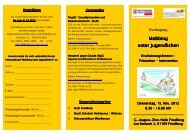 Flyer Mobbing unter Jugendlichen - Xenos Hessen