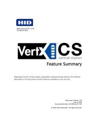 VertX CS Feature Summary - PERSONA Campus