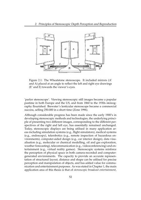 Chapter 2 Principles of Stereoscopic Depth Perception and ...