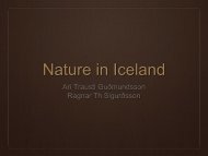 Nature in Iceland - Via Nordica 2012