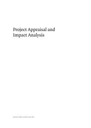 Project Appraisal & Impact Analysis - Centre for Financial ...