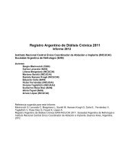 agradecimientos 2011 - Sociedad Argentina de NefrologÃ­a