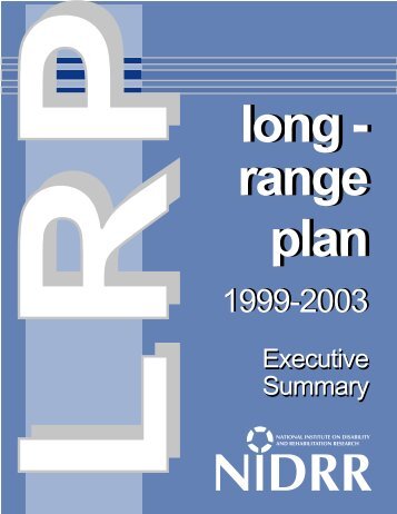 LRP Executive Summary Executive Summary - National Center for ...