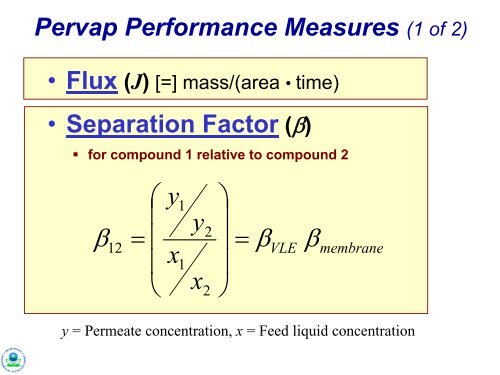 Pervaporation and Vapor Permeation Membrane Systems for ...