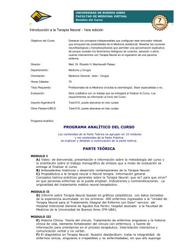 informacion detallada del curso en formato pdf - FMV