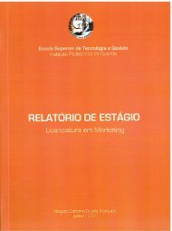 RelatÃ³rio de EstÃ¡gio Curricular - Biblioteca Digital do IPG - Instituto ...