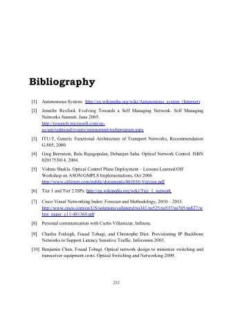 Bibliography - High Performance Networking Group - Stanford ...