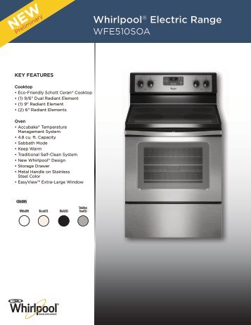 Whirlpool® Electric Range - Inside Advantage