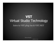 VST Virtual Studio Technology