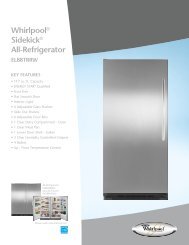 Whirlpool® Sidekick® All-Refrigerator - Inside Advantage
