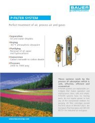 P-Filter System - BAUER Compressors