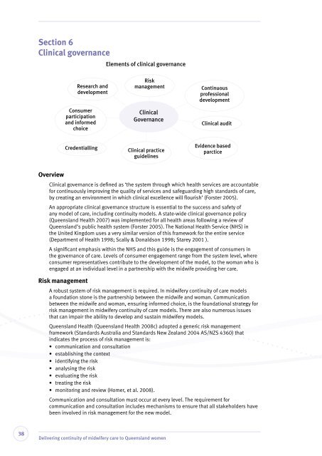 Delivering continuity of midwifery care to Queensland women