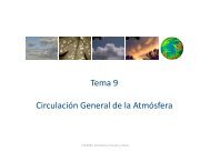 Tema 9 Circulación General de la Atmósfera