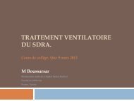 Traitement ventilatoire du SDRA - ATuRea