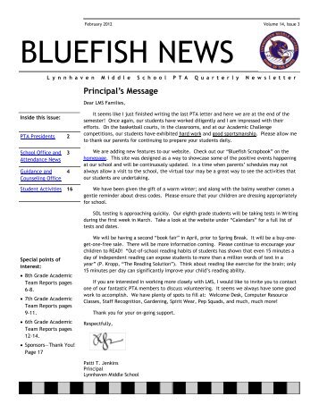 BLUEFISH NEWS - Lynnhaven Middle School - Virginia Beach City ...