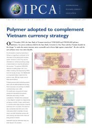 Polymer adopted to complement Vietnam currency strategy