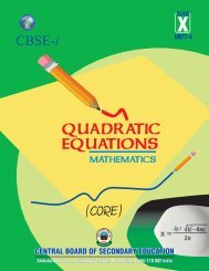 Unit-4: Quadratic Equations (Core) - New Indian Model School, Dubai