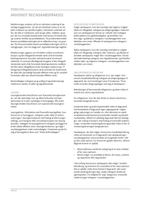 Ãrsrapport 2006 (PDF) - Spar Nord