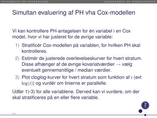 Introduktion til overlevelsesanalyse - Cox regression III