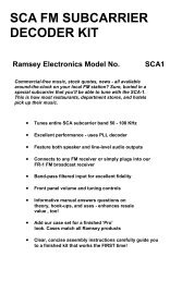 Speech Scrambler Descambler Ramsey Electronics