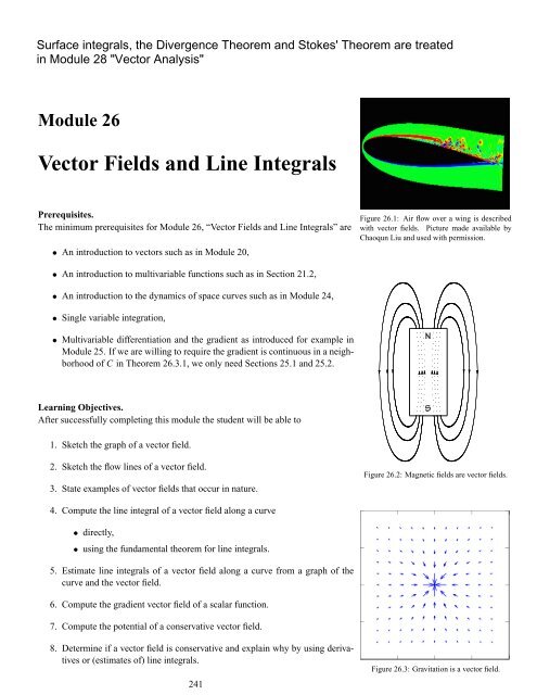 Vector Fields and Line Integrals - Louisiana Tech University