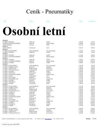 OsobnÃ­ letnÃ­ - mariel.cz