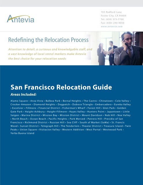 San Francisco Relocation Guide - Antevia