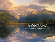 ANNUAL OFFICE OF TOURISM REPORT | 2010 - Montana Office of ...