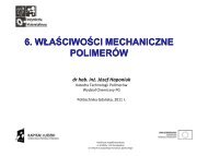 6. WÅaÅciwoÅci mechaniczne polimerÃ³w