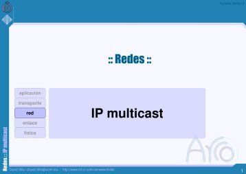 IP multicast - Grupo ARCO