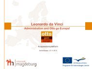 Magdeburg: AGE und Otto goes Europe - EU Service-Agentur