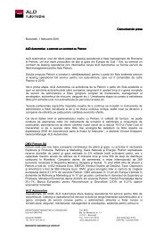 ALD Automotive a semnat un contract cu Petrom, februarie 2010