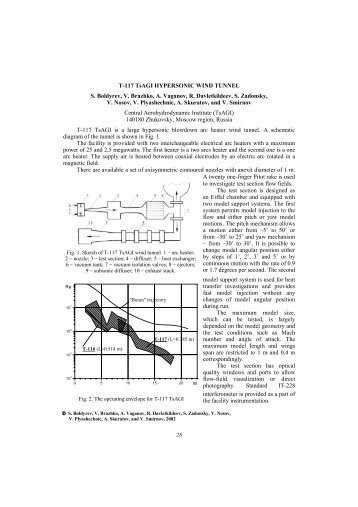 T-117 TsAGI HYPERSONIC WIND TUNNEL S. Boldyrev, V. Brazhko ...