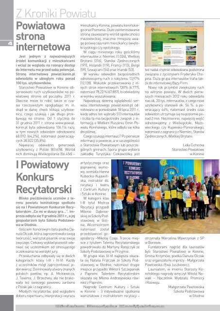 Kurier Powiatowy nr 1(95) - Powiat koniński