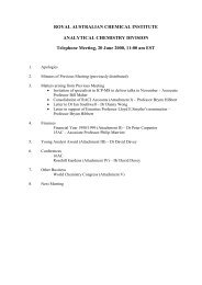 Agenda for Meeting on June 20, 2000 - Department of Chemistry ...