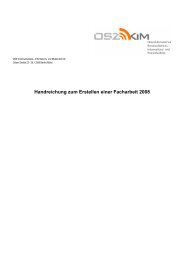 Handreichung Facharbeit 2008 - OSZ Kommunikations-, Informations