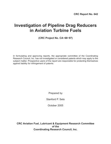 CRC Report No. 642 - Coordinating Research Council