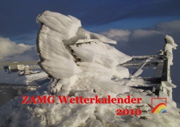 ZAMG Wetterkalender 2010
