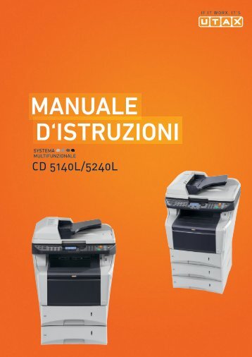 d'iStruzioni manuale - Utax