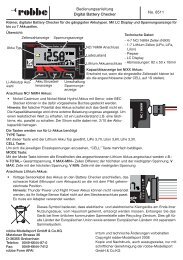 No. 8511 Bedienungsanleitung Digital Battery Checker