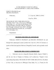 Denial of Motion to DQ â Cert Petition - Stopa Law Firm