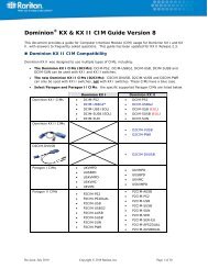 Dominion KX II - CIM Guide v.8 - Raritan