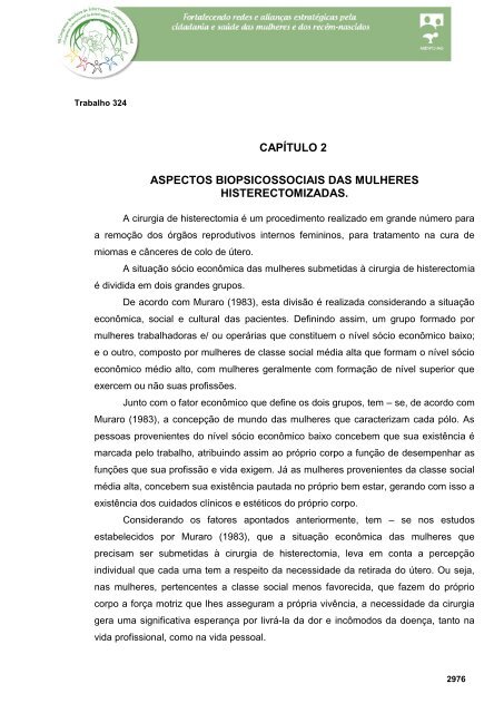 anÃ¡lise da percepÃ§Ã£o corporal e sexual de mulheres ...