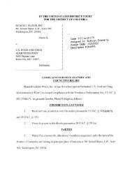 Complaint for Injunctive and Declaratory Relief - Judicial Watch