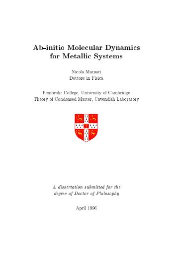 Ab-initio Molecular Dynamics for Metallic Systems.