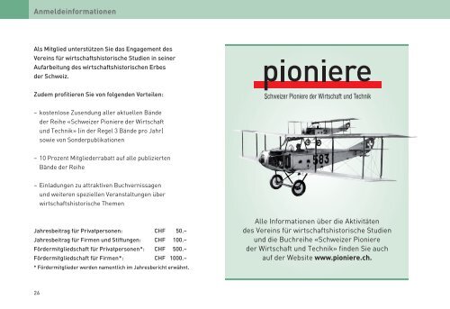 Jahresbericht 2012 - pioniere - der verein