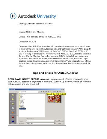 Secrets Exposed Online Cad Doentation Services Tips And Tricks For 2002 Online Cad Doentation