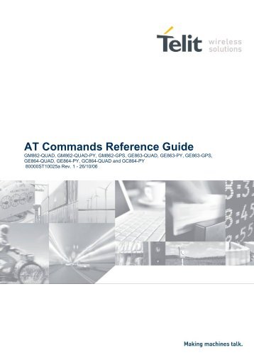 AT Commands Reference Guide - Docente.unicas.it