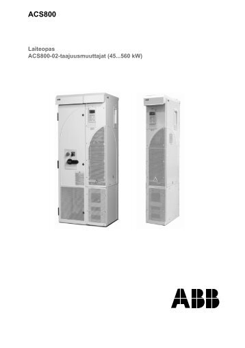 ACS800-02 laiteopas - Auser