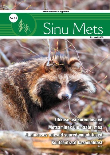 Sinu Mets_210509.pdf - Erametsakeskus